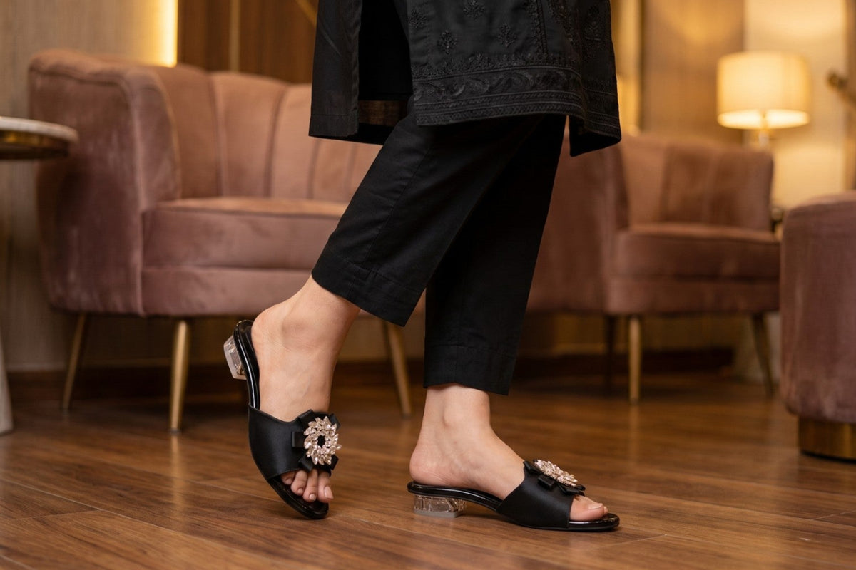Elysia Crystal Embellished Sandals