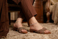 Crystal Cross Strap Sandals