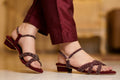 Luxe Knot Embellished Sandals